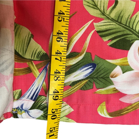 La Cabana Hawaiian Tropical Print Wrap Dress, size S - Picture 6 of 8